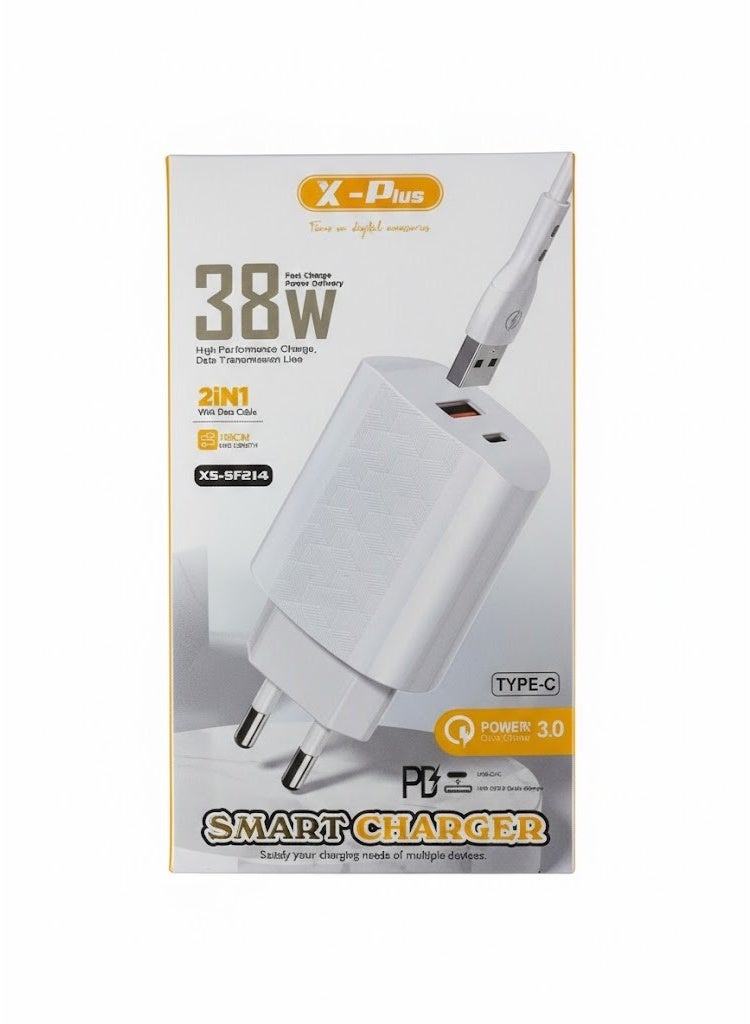 X-Plus XS-SF214 38W Smart Fast Charger Kit - Image 2